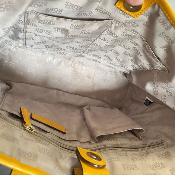 Michael Kors Yellow Tote Bag - Picture 8 of 9